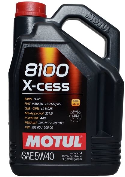 Motul 8100 X-Cess 5W40 Engine Oil 5L – whoosh motorsports