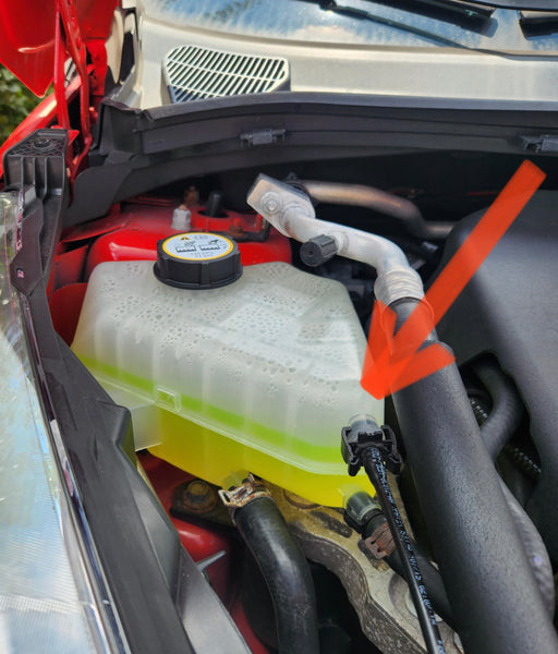 Ford OEM upper coolant tank hose 2014-2019 Fiesta ST