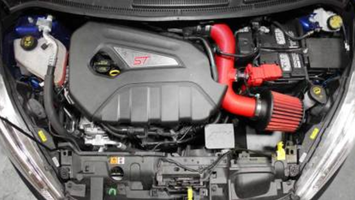 AEM 2014-2015 Ford Fiesta ST 1.6L L4 - Cold Air Intake System - Wrinkle Red