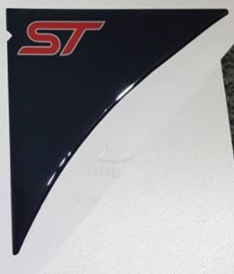 Gel Badge Fender Emblems 2014-2019 Fiesta ST *2 Piece kit*