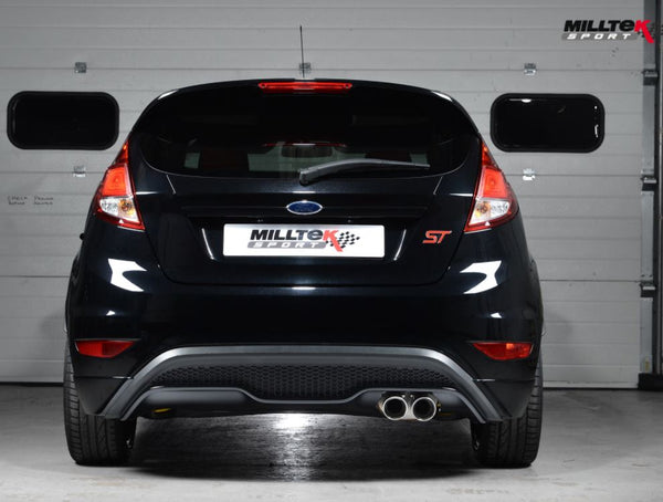 Milltek Fiesta ST US Spec 2.75" Race cat back exhaust system  (resonated)