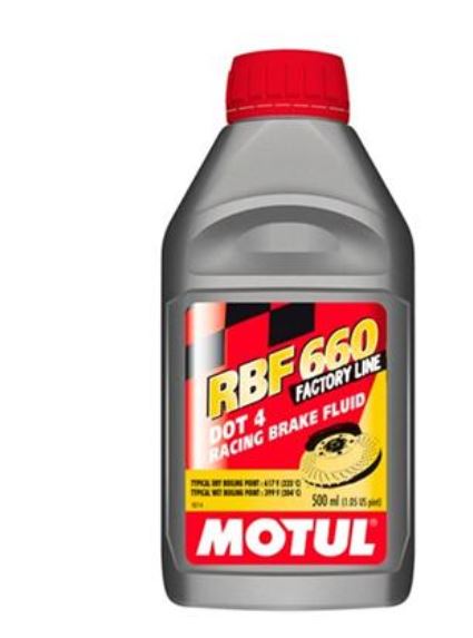 Motul 1/2L Brake Fluid RBF 660 - Racing DOT 4