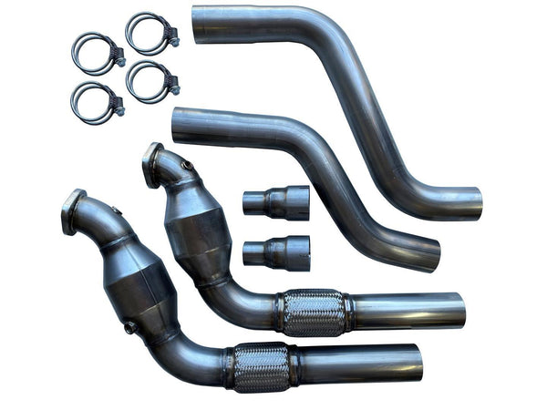 SPD Performance 3" - 304SS Catted Downpipes with 3" mid pipes 2020+ Explorer ST *FREE SHIPPING*