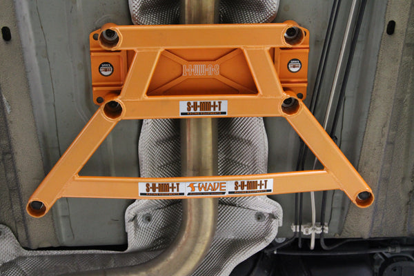 Swave and Summit Exhaust Tunnel Chassis 6 Point Brace - 2014-2019 Fiesta ST