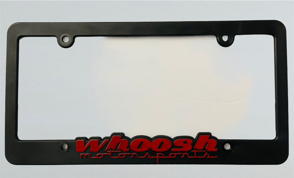 whoosh motorsports license plate frame *FREE SHIPPING*